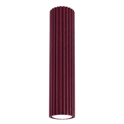 Sollux Lighting Plafondlamp KARBON 30 bordeaux - 6,5x6,5x30cm