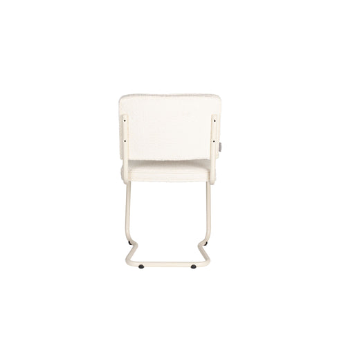 Zuiver Ridge Kink Eetkamerstoelen Soft Off White - Set van 2 - vtwonen shop