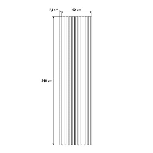 Home Deluxe akoestisch paneel SONIC - 240 x 40 cm