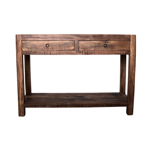 Raw Materials Farmwood houten sidetable - 120x38x85 cm - FSC-gerecycled hout