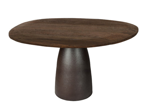 Brix eetkamertafel Marron - bruin - 140x120x76
