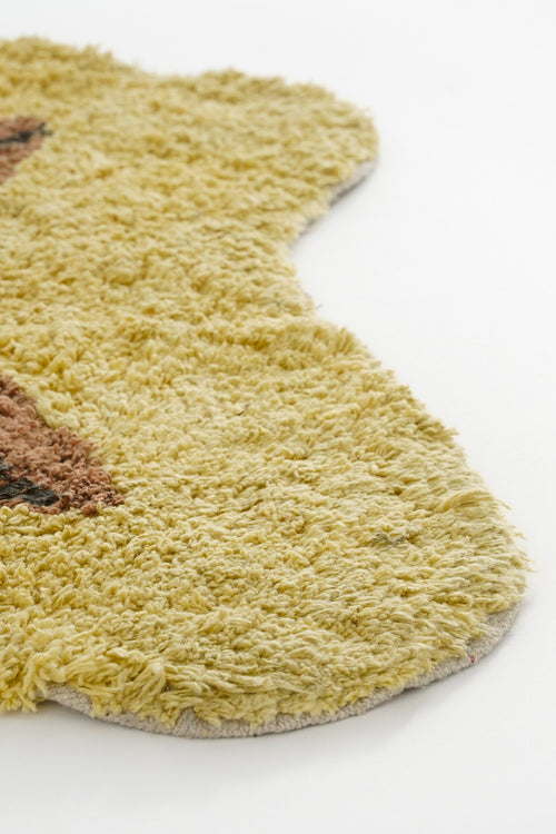 In The Mood Collection Vloerkleed Aardbei - L120 x B95 cm - Katoen - Roze - vtwonen shop