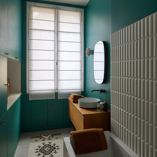 Madura Boot blind Carlina puur witte en zwarte hommel 45x220 cm