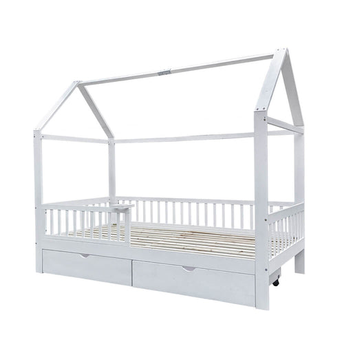 Home Deluxe Kinderbed STAR LAND Wit met Lades - vtwonen shop