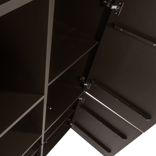 WOOOD opbergkast rechts Meggy - Grenen hout - Middenbruin - 215x108x40