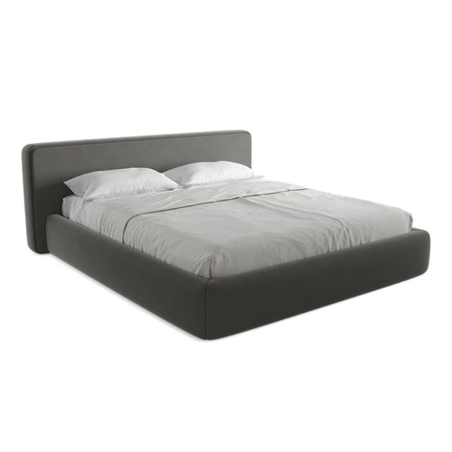 LaMiaSofa Bed met opbergruimte Firenze - velours - staal - 220x225x82