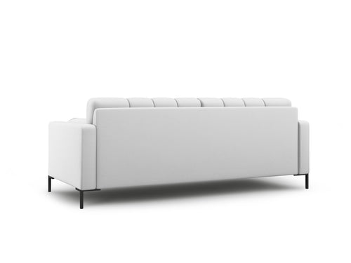 Cosmopolitan Design Bank Bali 3-zits, structurele stof, lichtgrijs - 96x177x75cm