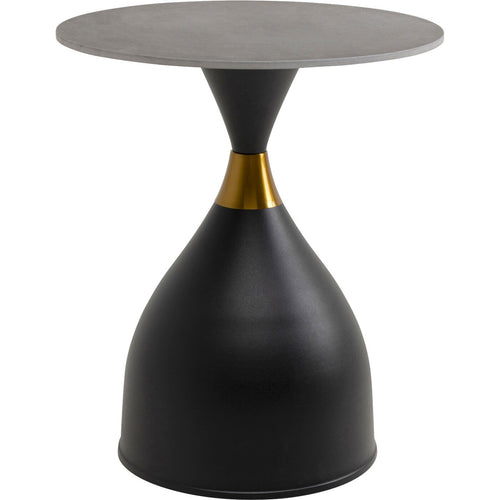 Kare Design Bijzettafel Wish zwart Ø50cm
