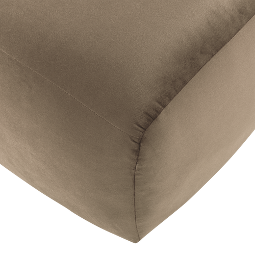 WOOOD poef Mojo Base - Velvet - Khaki - 45x84x64