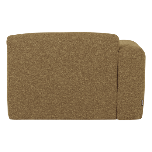 WOOOD chaise longue bank links Mojo Base - Bouclé - Geelbruin - 74x112x162