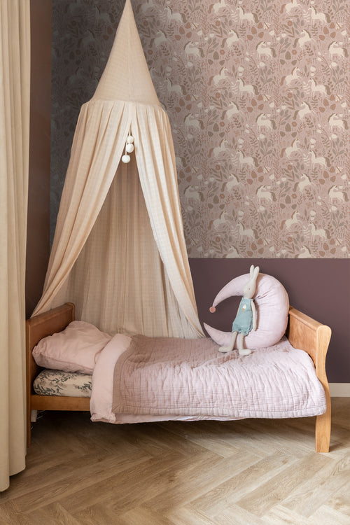ESTAhome behang unicorns oudroze - 53 cm x 10.05 m - 139876