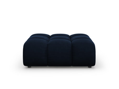 Cosmopolitan Design Poef Sky flueel, koningsblauw - 80x102x43cm