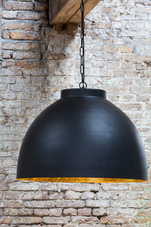 Light & Living hanglamp KYLIE - Ø60x42cm - zwart