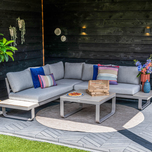 Garden Impressions loungeset Diego 4-delig - taupe