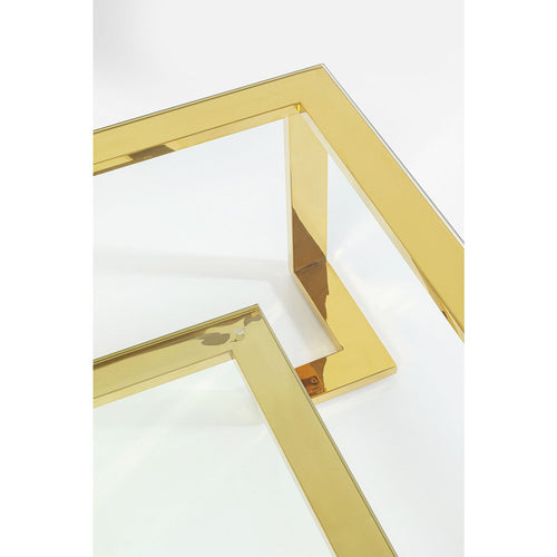 Kare Design Salontafel Rush 120x120cm goud
