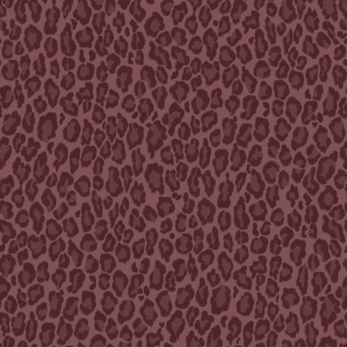 ESTAhome behang panterprint donker paars - 50 x 900 cm - 132205