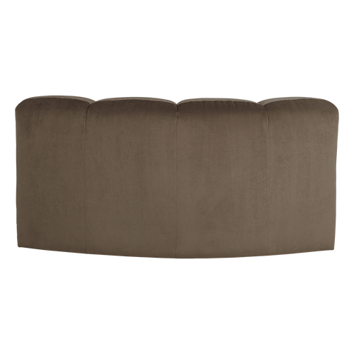 WOOOD hoekelement Mojo - Velvet - Taupe - 74x110x110
