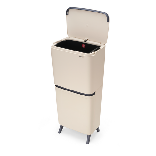 Brabantia SortUp Recycle Prullenbak Hi, 20+25 liter - Soft Beige