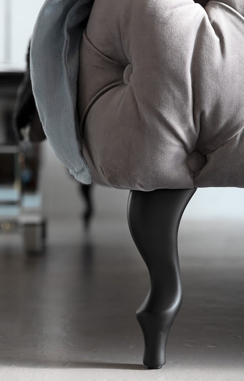 Kare Design Bed Desire - fluweel - grijs - 160x200cm - vtwonen shop