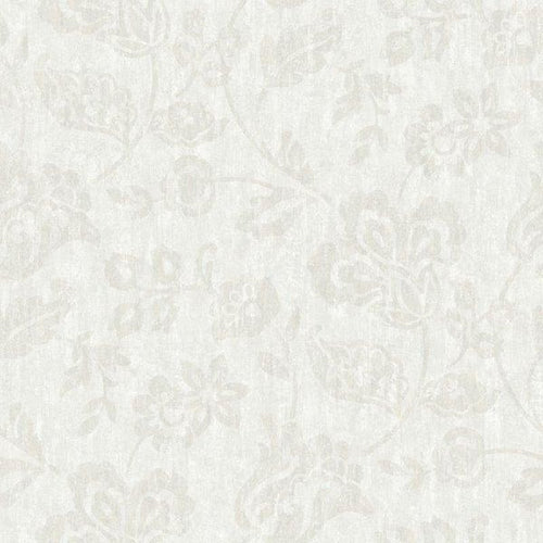 Borastapeter behang bloemen lichtbeige - 53 cm x 11.2 m - 660135
