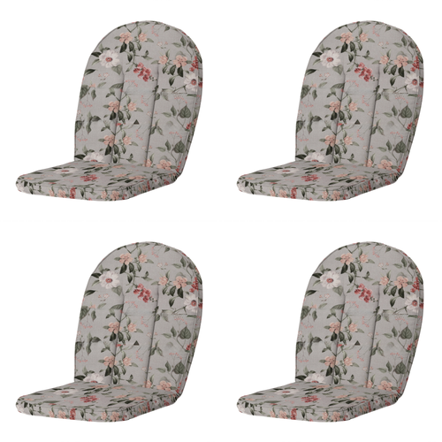 Madison kuipstoelkussen hoge rug Julliete - multikleur - 105x55x5cm - set van 4