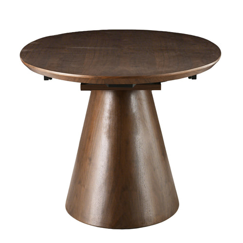 Giga Meubel Eettafel Sivan Walnoot – Ovaal – Uitschuifbaar – Fineer – 160-200 cm
