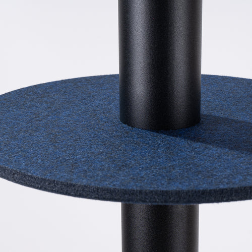 Sollux Lighting Hanglamp PELTA 1 zwart/navy - 30x30x126cm