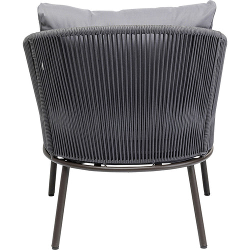 Kare Design Tuinfauteuil Elba grijs