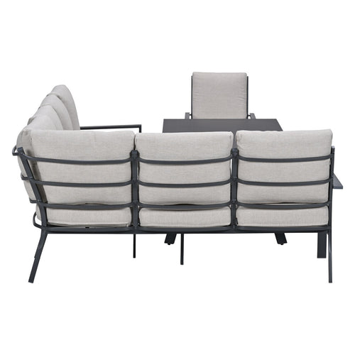 Garden Impressions Lounge dining set Senja 4-delig links incl stoel - sandstone