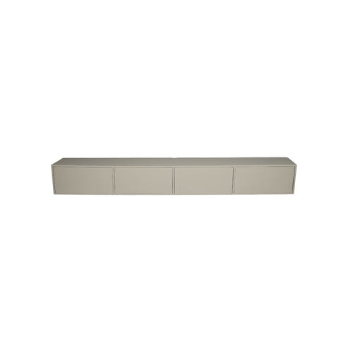 StarFurn Zwevend Tv-meubel Vision - Zandkleur Hout - 200x35x30cm