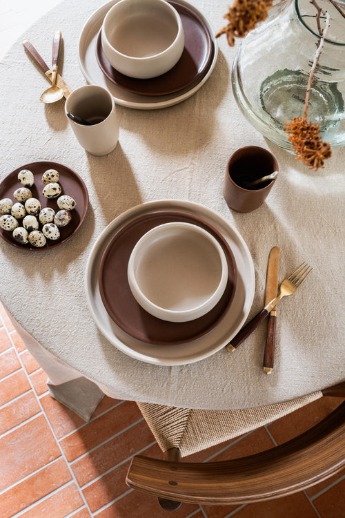 vtwonen - Dinerbord - Licht Grijs - Keramiek - 27cm - vtwonen shop