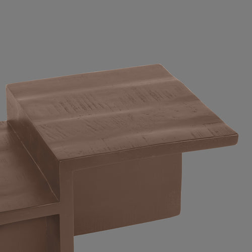 LABEL51 Salontafel Skip - Donkerbruin Mangohout - 90x50x40cm - vtwonen shop