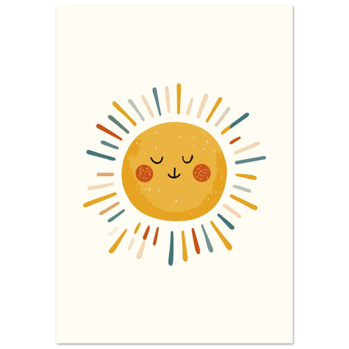 Artfulprints  Boho sunshine   poster 70x100 cm - vtwonen shop