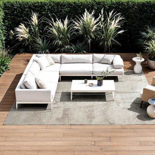 Louis De Poortere vloerkleed Albatre - grijs - 170x240cm - vtwonen shop