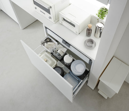 Yamazaki Uitschuifbare Lade Plank - Tower - Zwart - vtwonen shop