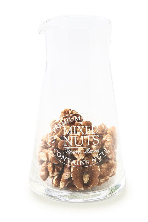 Rivièra Maison Mixed Nut Decanter - Glas - Transparant - vtwonen shop