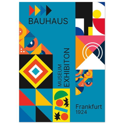 Artfulprints  Bauhaus - Museum exhibition frankfurt   poster 50x70 cm - vtwonen shop