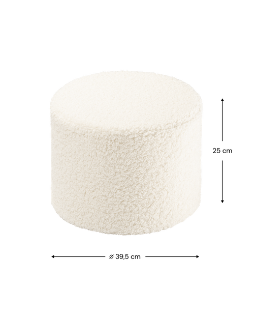 Wigiwama Poef - Roomwit - vtwonen shop