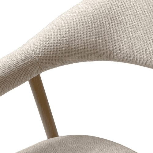 Calicosy - Set  stoelen AREN - Zwart-wit 56x79,5x54 cm