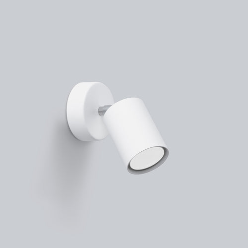 Sollux Lighting Wandlamp LEMMI 1 wit - 8x8x18,5cm