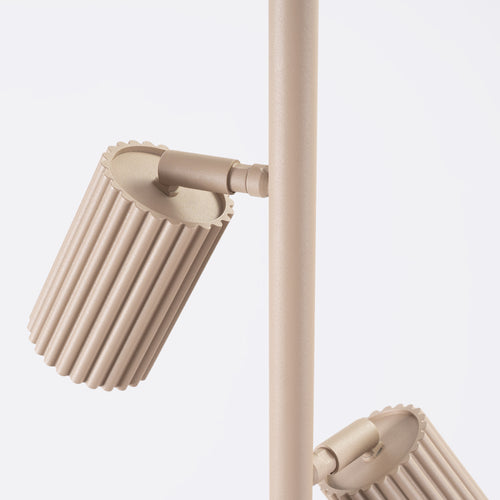 Sollux Lighting Vloerlamp KARBON 3 taupe - 30x30x155cm