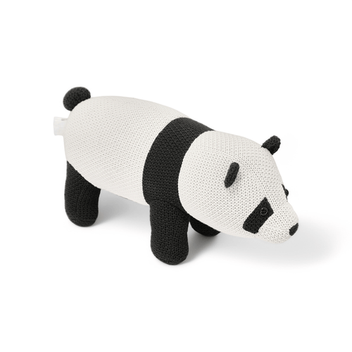 Pintado & Lacado knuffeldier Panda - zwart - 52 cm