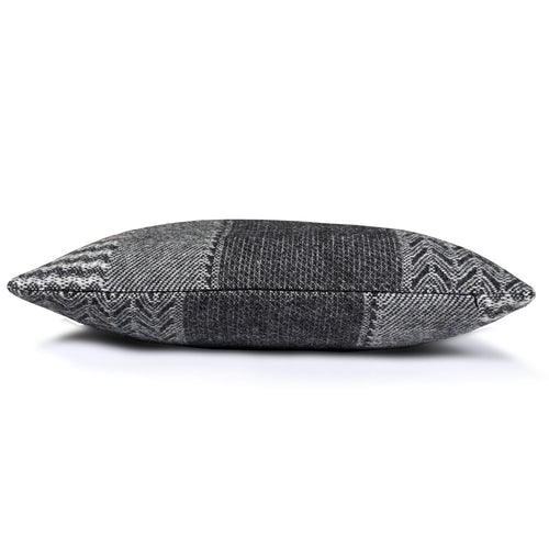 Malagoon kussen Uptown - zwart - 35x60cm 100% wol