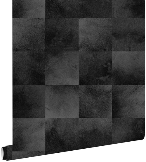 ESTAhome behang dierenhuid zwart - 53 cm x 10.05 m - 139184