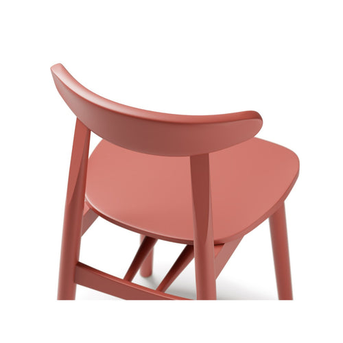 Set van 2 stoelen Elie hout roze - 42x47x80cm