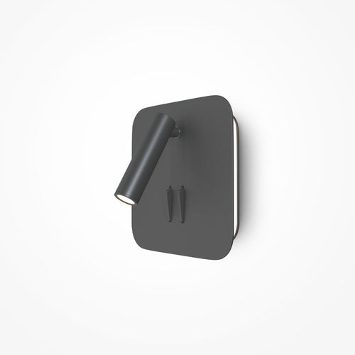 Maytoni wandlamp Ios 176 - Zwart - 6.5x13x13 cm