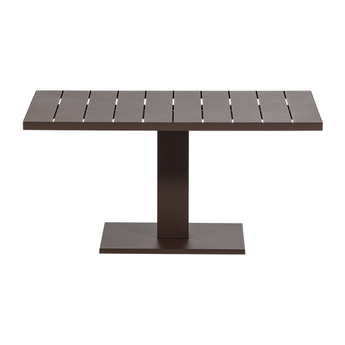 WOOOD tuintafel verstelbaar Tesso - Aluminium - Bruin - 68/45x100x80