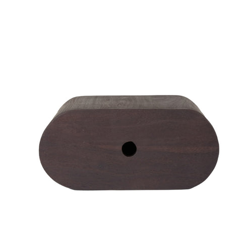 LABEL51 Nachtkastje Rise - Donkerbruin Hout - 45x30x20cm