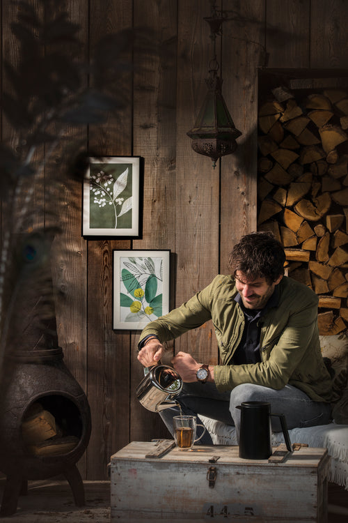 Leopolod Vienna - Koffiemaker San Marco - Dubbelwandig - 1.0L - Zwart - vtwonen shop