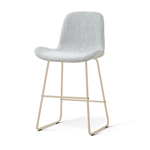 Nolon Nino-Fé barkruk grijs melange - beige onderstel - 65 cm